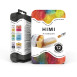 HIMI Gouache Twin Cup Σετ 12 Shiny Metallic Χρωμάτων- Black Case