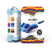 HIMI Gouache Twin Cup Σετ 12 Χρωμάτων Very Basic- Ice Blue Case