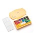 HIMI Σετ 18 Χρωμάτων Jelly Cup Gouache με Παλέτα Ανάμιξης - Yellow Case Edition