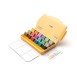 HIMI Σετ 18 Μεταλλικών Χρωμάτων Jelly Cup Gouache - Yellow Case Edition