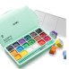 HIMI Σετ 18 Χρωμάτων Jelly Cup Gouache με 3 Πινέλα & Παλέτα Ανάμιξης - Green Case Edition