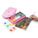 HIMI Σετ 18 Χρωμάτων Jelly Cup Gouache με Παλέτα Ανάμιξης - Pink Case Edition