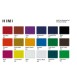 HIMI Σετ 18 Χρωμάτων Jelly Cup Gouache με Παλέτα Ανάμιξης - Green Case Edition