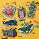 IF ECLECTIONERY PENCIL CASE - MOTH - Μολυβοθήκη Πεταλούδα