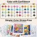 Ohuhu Honolulu B Σετ 48 Μαρκαδόρων Αλκοόλης Brush & Fine με Coloring Book