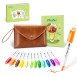 OHUHU NALU 12 Mini Μαρκαδόροι Αλκοόλης Travel Coloring Kit