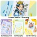 OHUHU Pupe B 40 Paper-friendly (No Peeling) - Σετ Μαρκαδόρων με Βάση το νερό ＆ Coloring Book