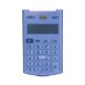 Deli Αριθμομηχανή με Καπάκι Μπλε 8 Ψηφίων με Μπαταρία