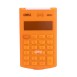 Deli Αριθμομηχανή με Καπάκι Πορτοκαλί 8 Ψηφίων με Μπαταρία