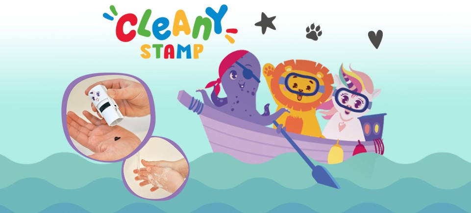 Cleany Stamps - Το πλύσιμο των χεριών γίνεται το πιο διασκεδαστικό παιχνίδι!