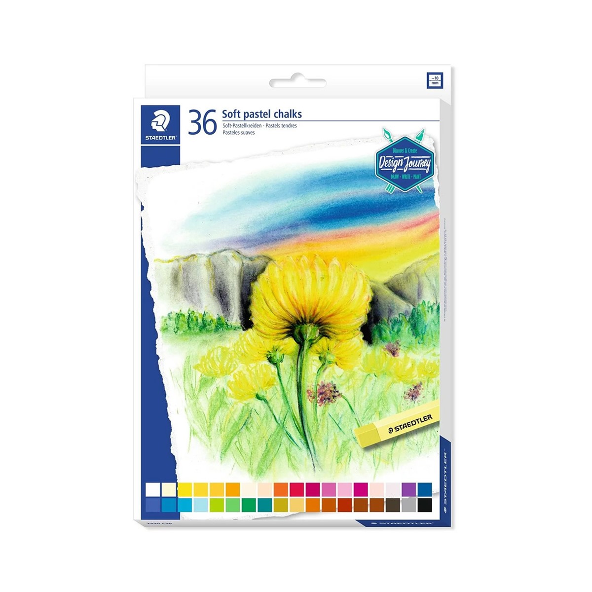 STAEDTLER 36 Soft Pastel Chalks - Σετ 36 Ξηροπαστέλ STAEDTLER 36 Soft Pastel Chalks - Σετ 36 Ξηροπαστέλ