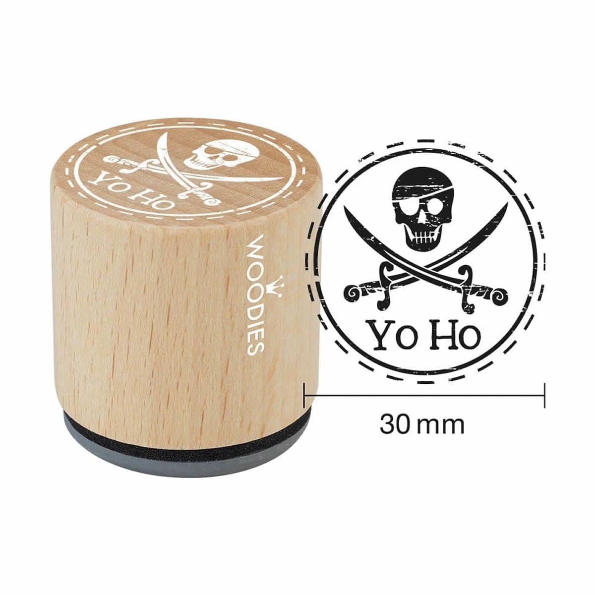 COLOP Arts & Crafts Woodies Ξύλινη Σφραγίδα Yo Ho