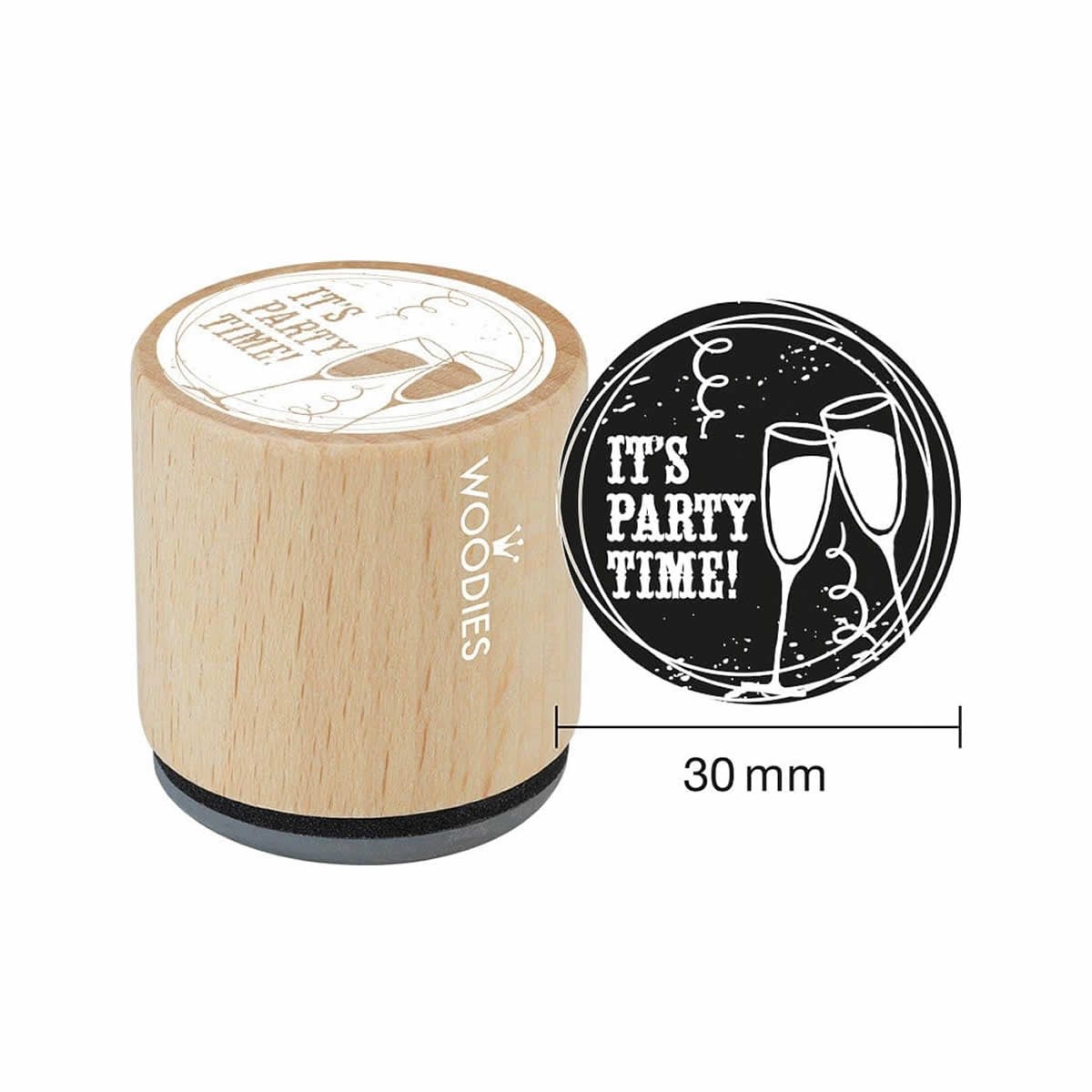 COLOP Arts & Crafts Woodies Ξύλινη Σφραγίδα - It's party time COLOP Arts & Crafts Woodies Ξύλινη Σφραγίδα - It's party time