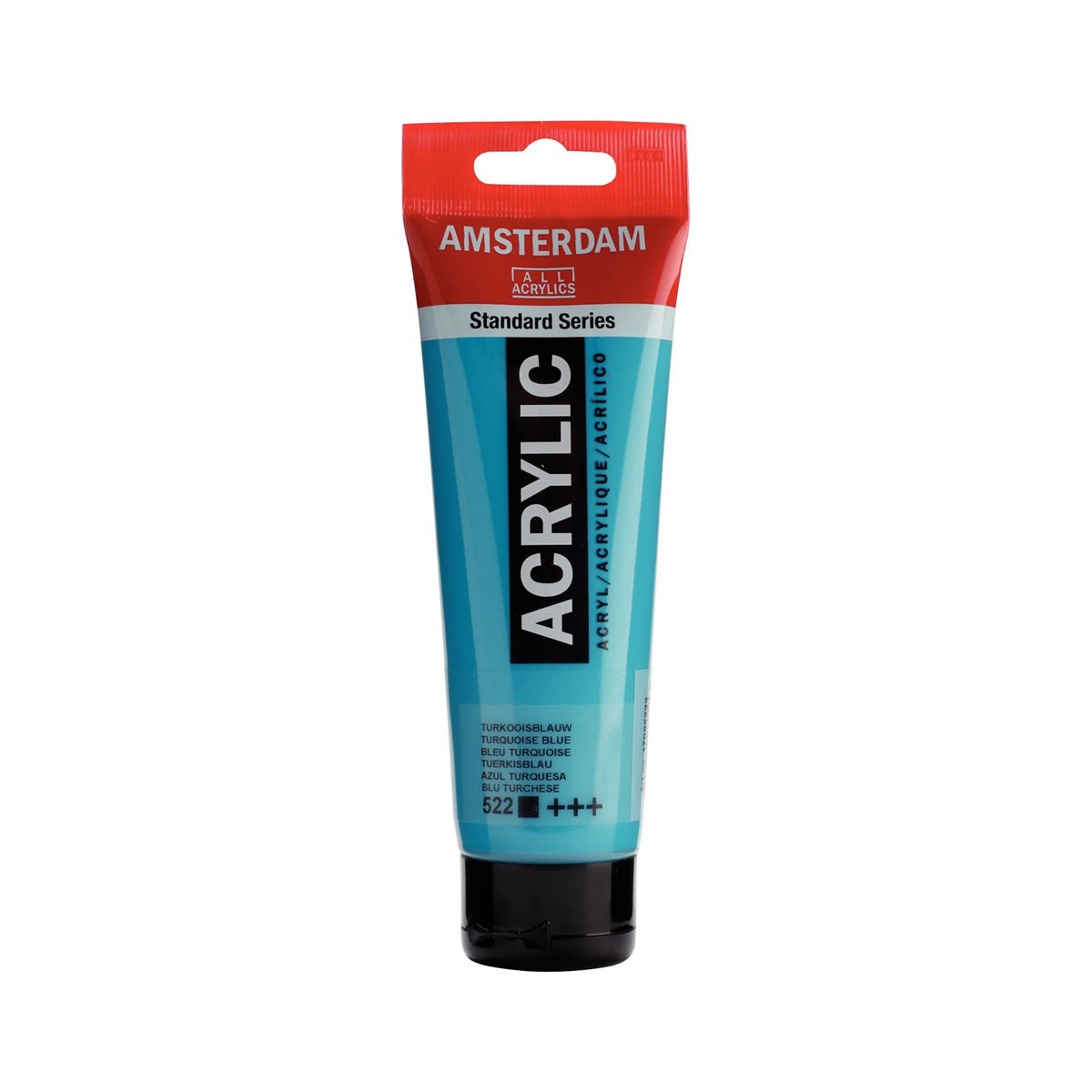ROYAL TALENS AMSTERDAM Acrylic tube 120ml - Turquoise Blue 522