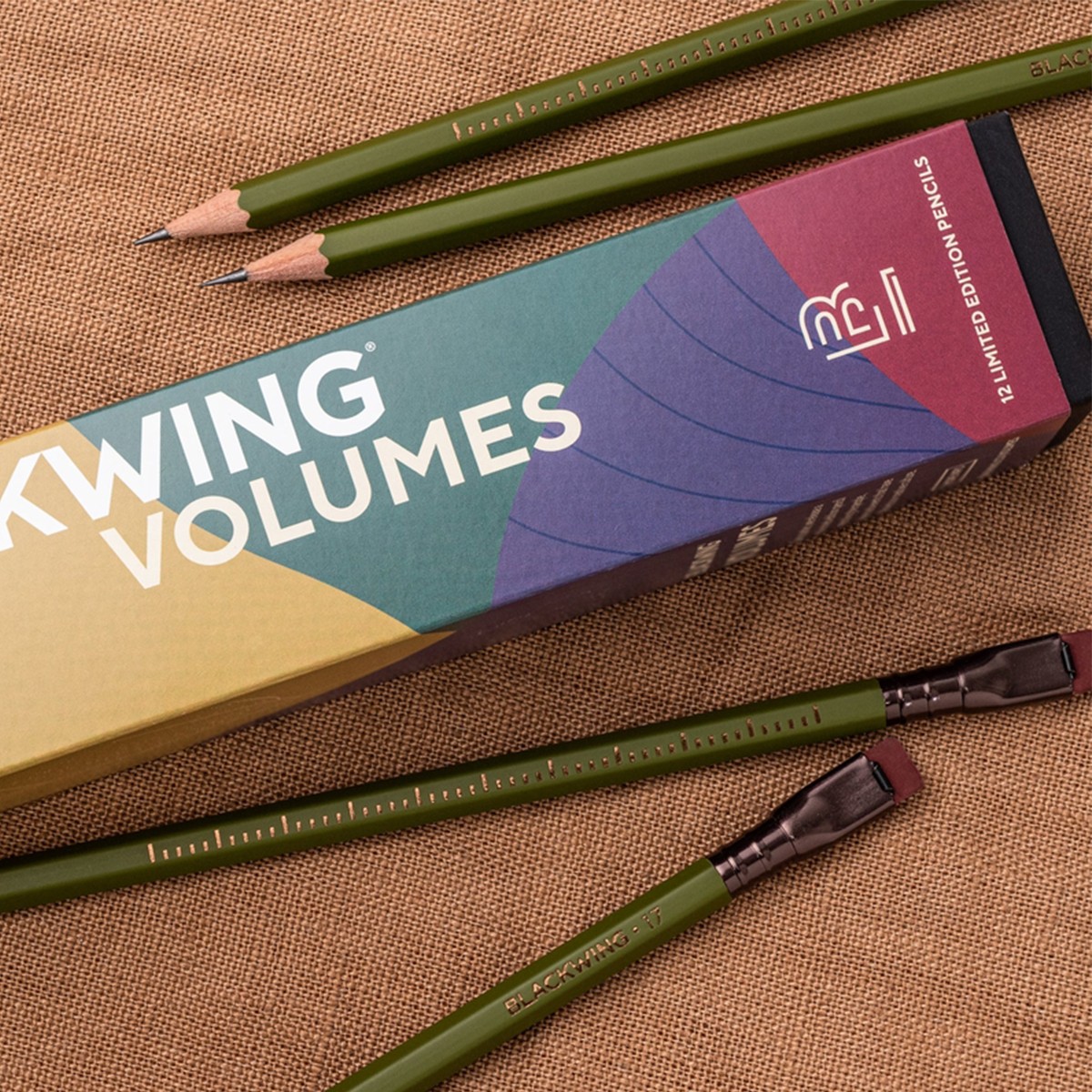 BLACKWING® Volume 17 Σετ 12 Ξύλινα Μολύβια Gardening με Γόμα