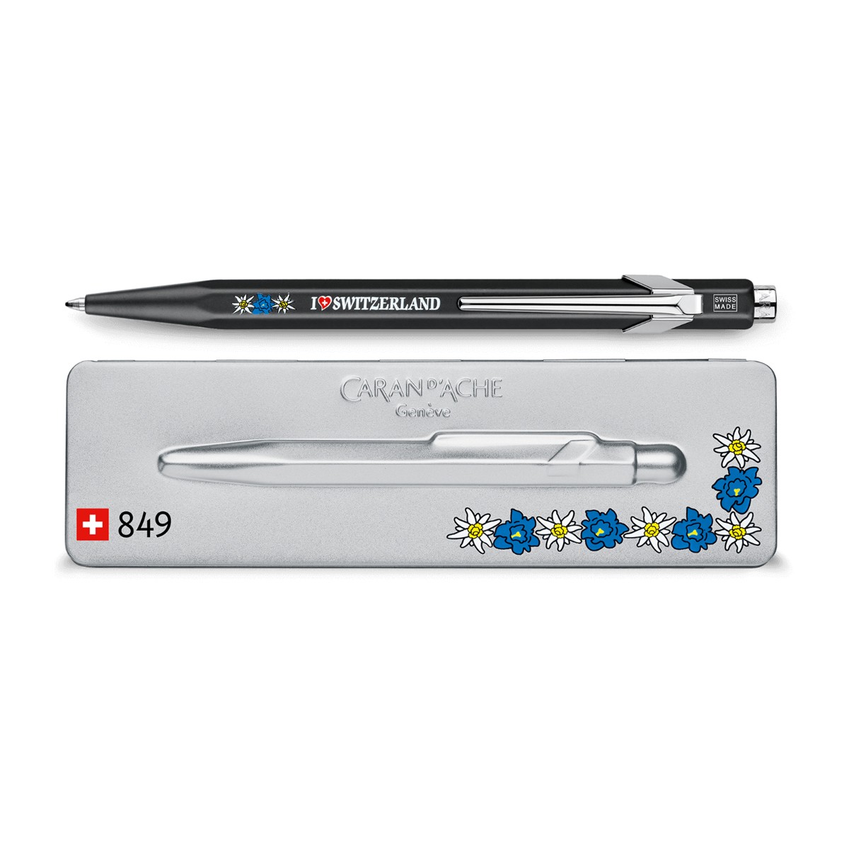 CARAN D' ACHE Totally Swiss Collection Στυλό Διαρκείας 849 Edelweiss