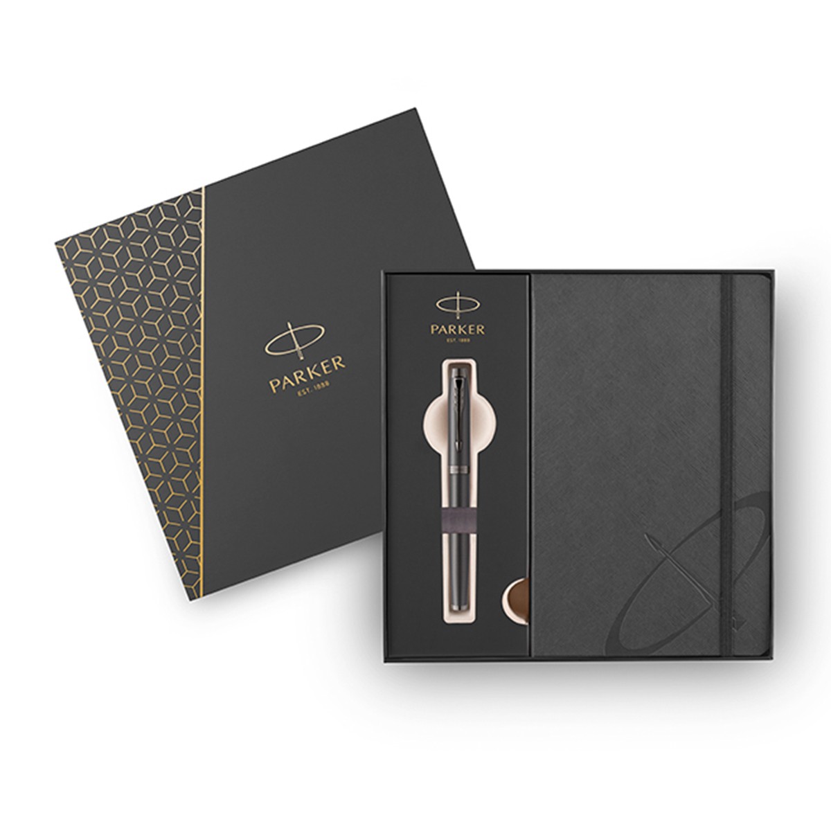 PARKER Σετ Δώρου IM MONO Titanium Πένα F & Σημειωματάριο