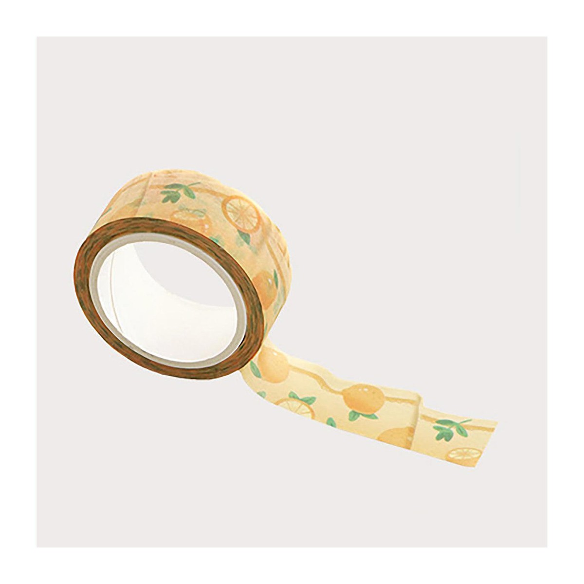 Washi Tape Lemon Fabric Διακοσμητική Ταινία