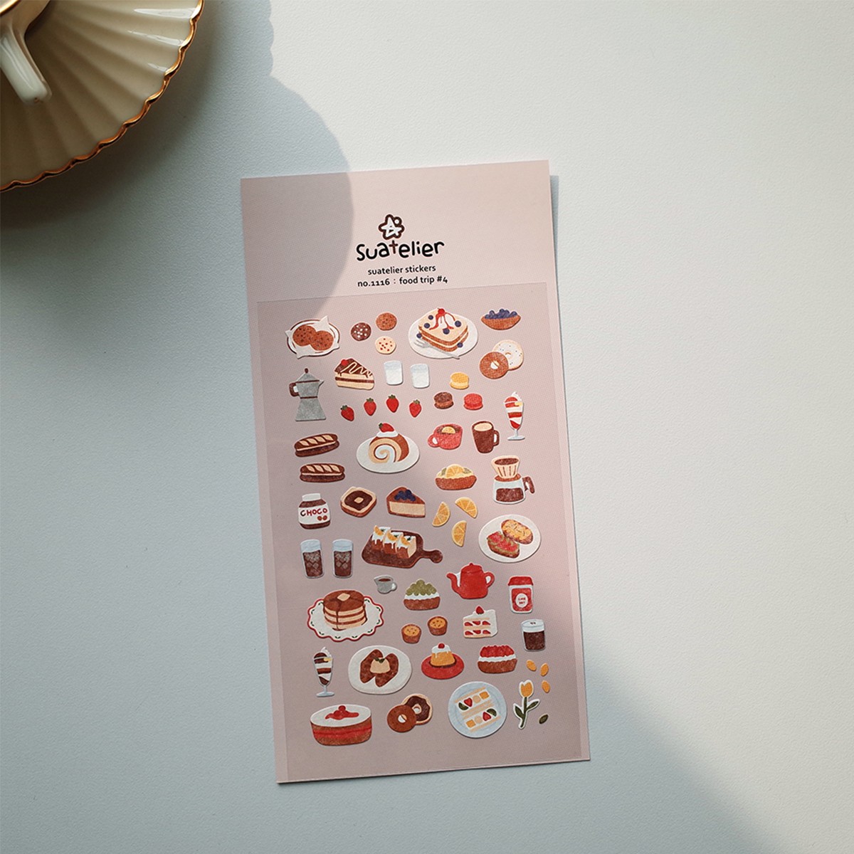 Suatelier Design Αυτοκόλλητα Daily Deco Food trip #4