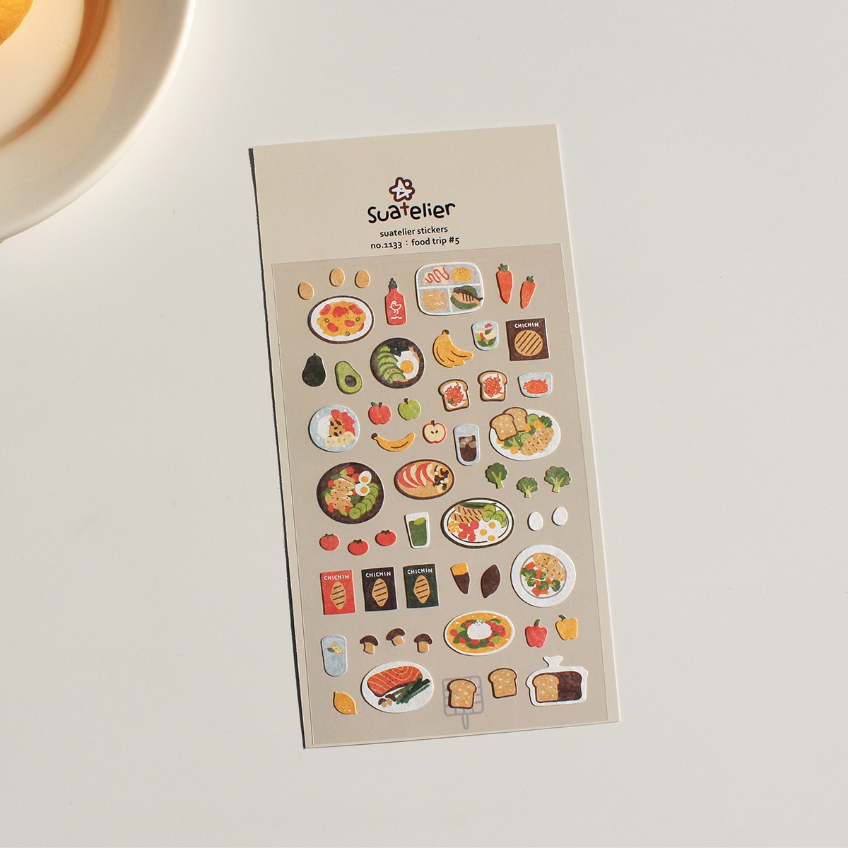 Suatelier Design Αυτοκόλλητα Daily Deco Food trip #5