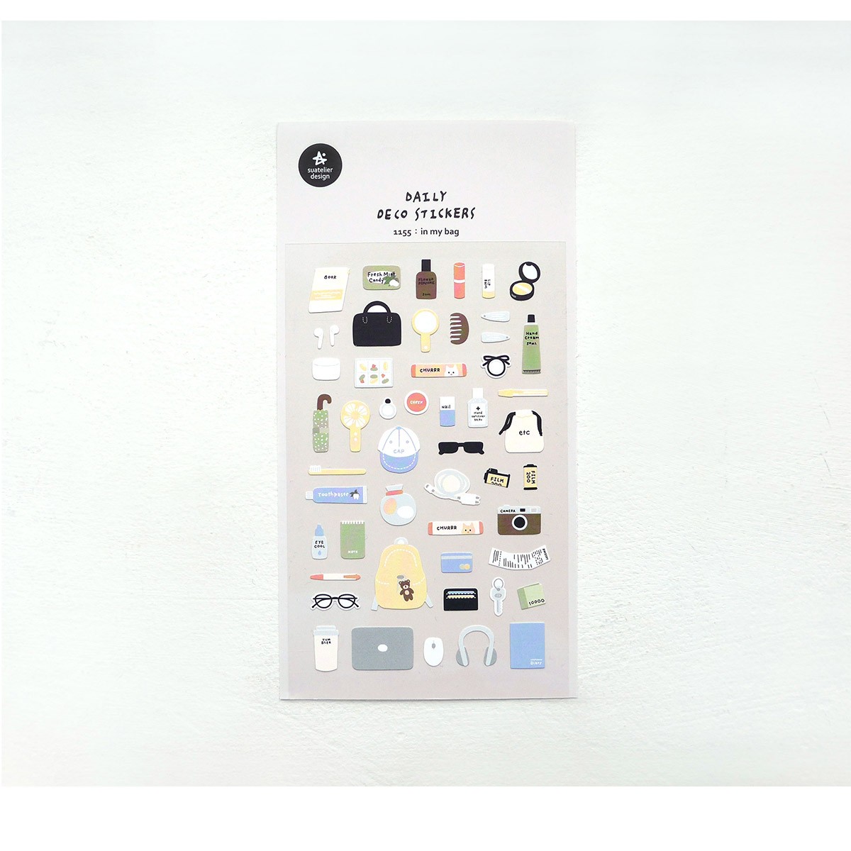 Suatelier Design Αυτοκόλλητα Daily Deco In my Bag