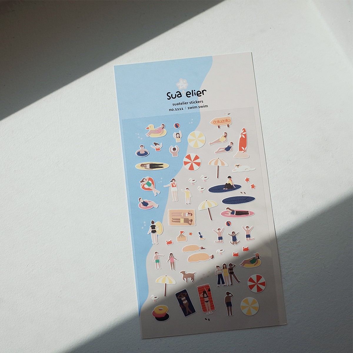 Suatelier Design Αυτοκόλλητα Daily Deco Swim Swim