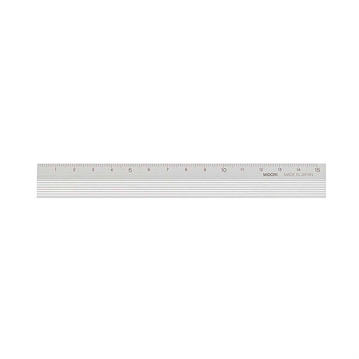 Χάρακας Αλουμινίου 15cm - Ασημί
