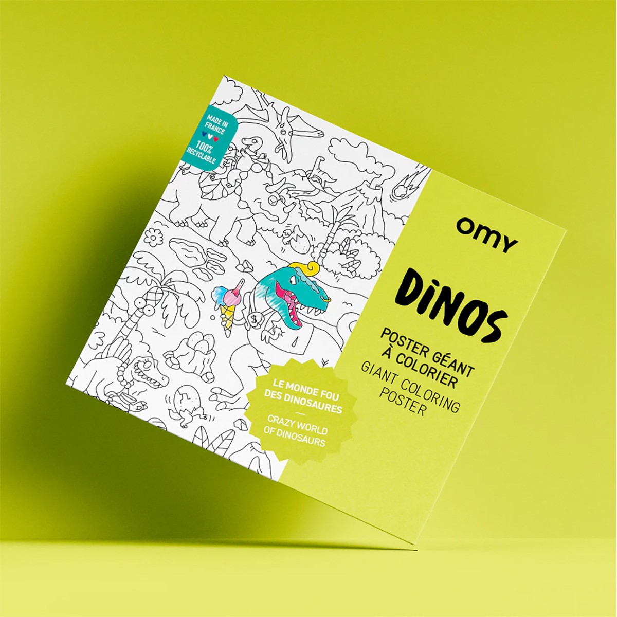 DINO - Γιγάντια αφίσα χρωματισμού