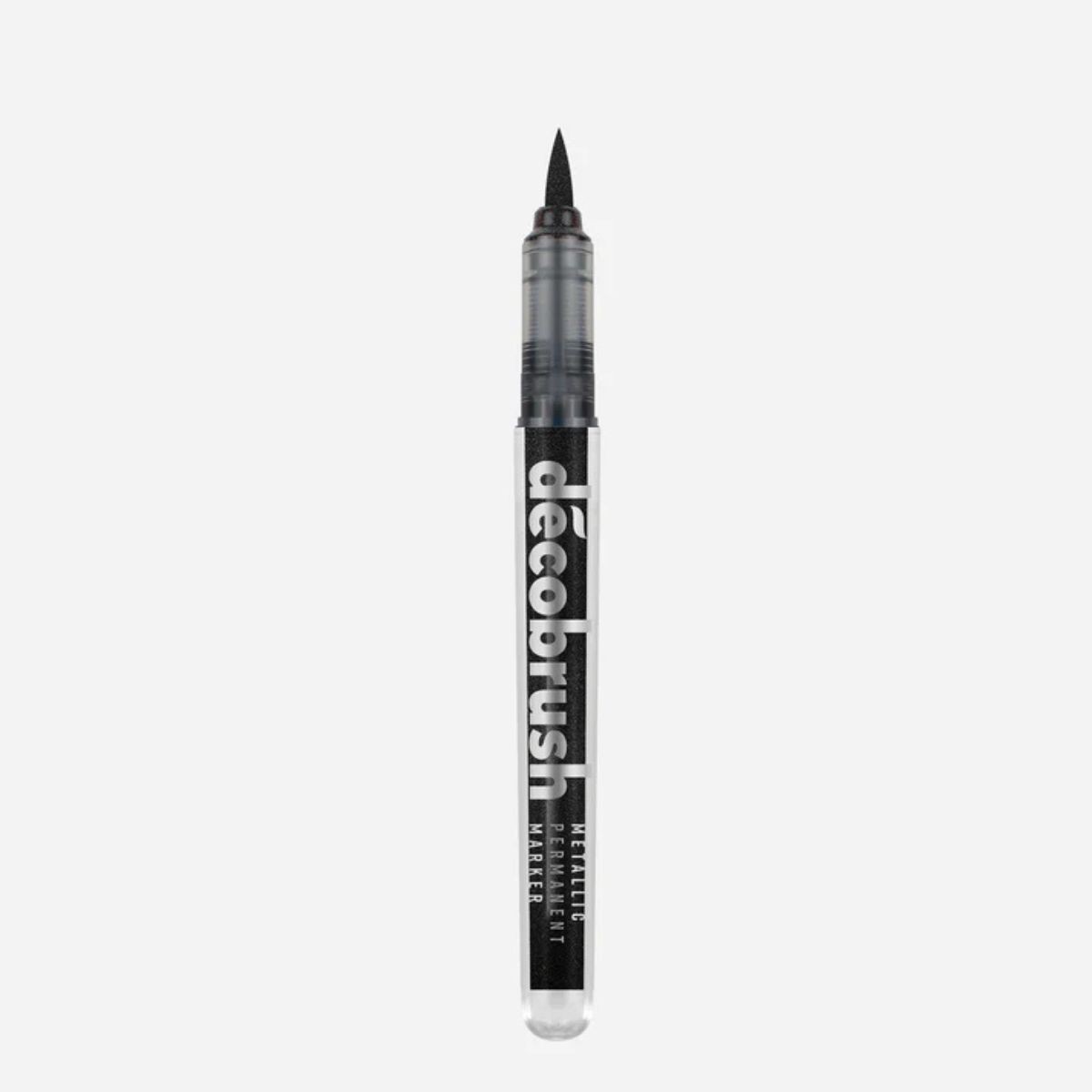 Karin Μαρκαδόρος DecoBrush Metallic Black 8510