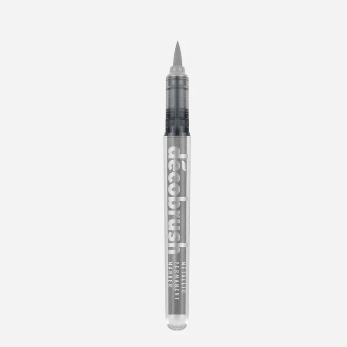 Karin Μαρκαδόρος DecoBrush Metallic Silver 8580