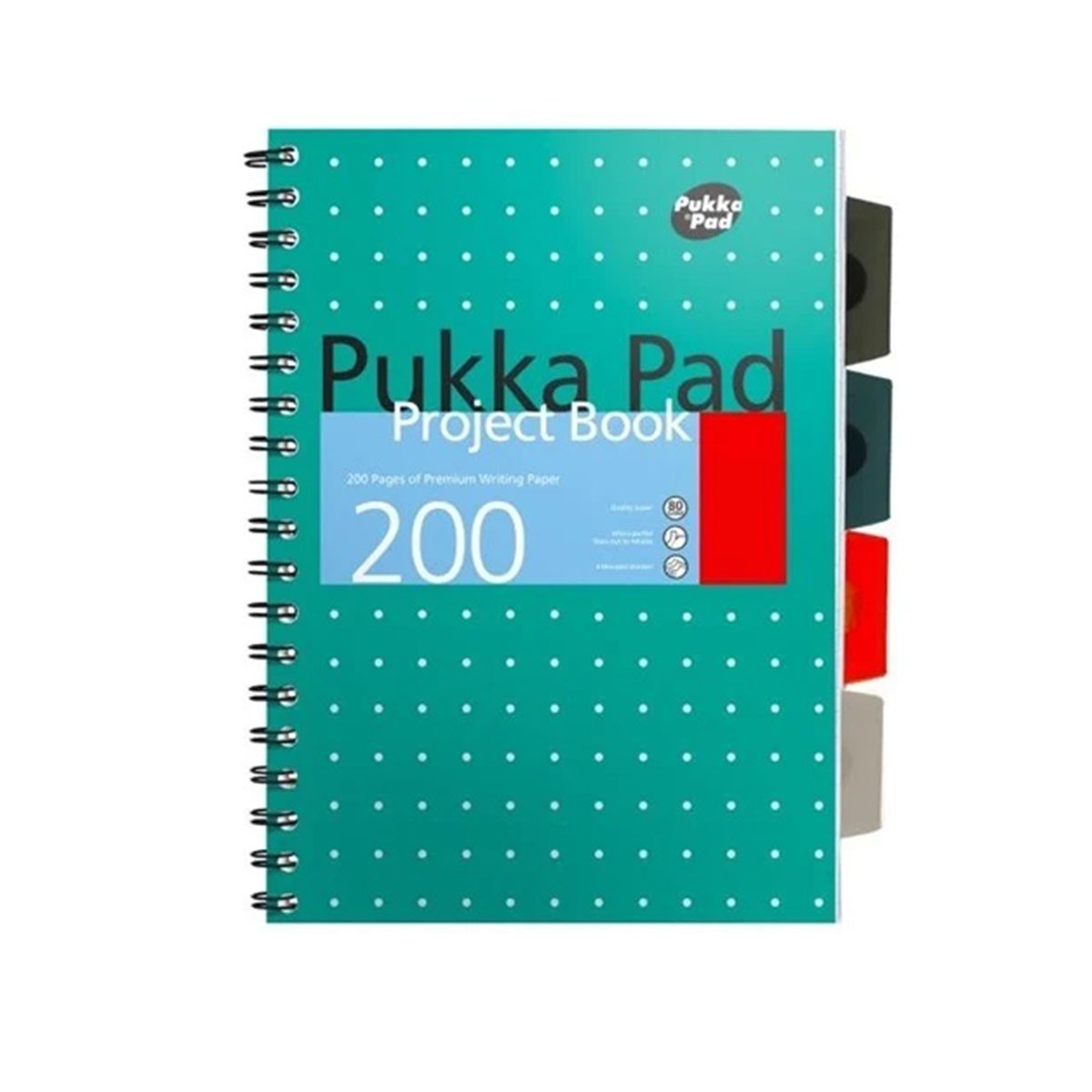 Pukka Σπιράλ Project Book 4 Θεμάτων B5 200σ.