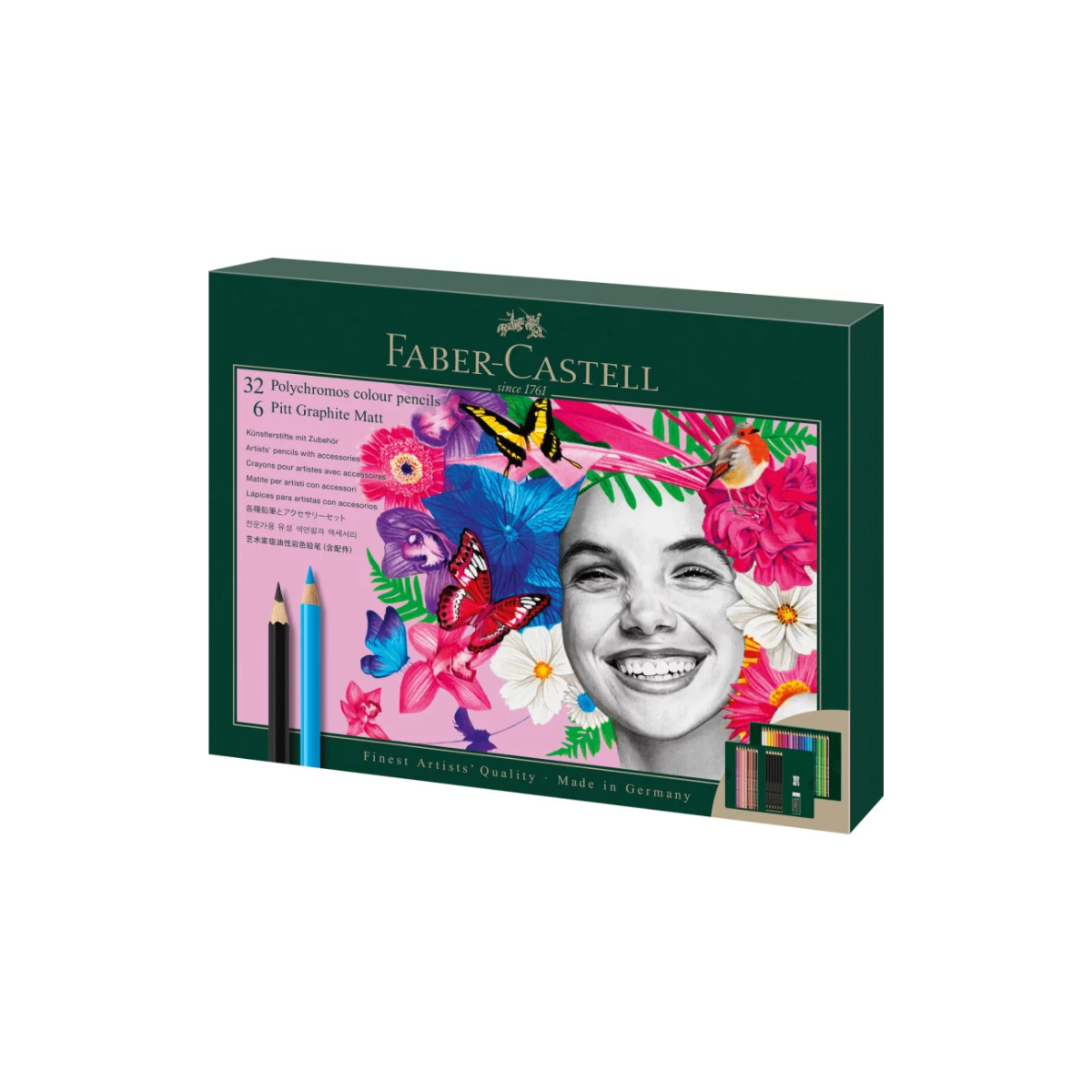 Faber Castell Σετ Ξυλομπογιές Polychromos & Pitt Graphite Matt 40τμχ