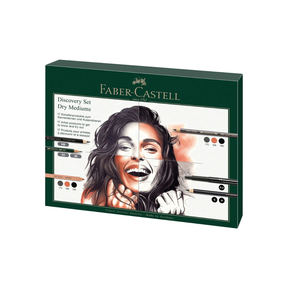 Faber Castell Σετ Ξηρής Ζωγραφικής Discovery Set σε Μεταλλική Κασετίνα