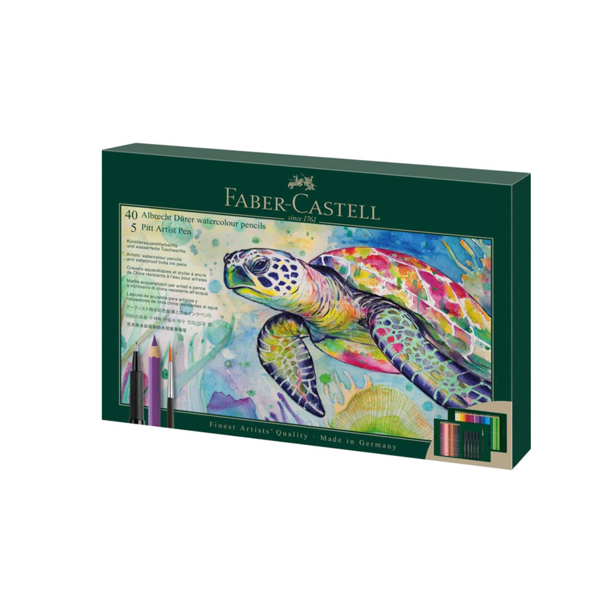 Faber Castell Σετ Υδατοδιαλυτών Χρωμάτων Albrecht Durer & Pitt Artist Pens 46τεμ