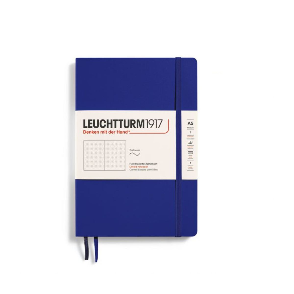 LEUCHTTURM1917 Σημειωματάριο Α5 Μαλακό Εξώφυλλο 123φ. Ink - Κουκκίδες