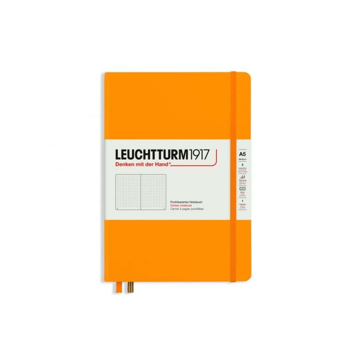 LEUCHTTURM1917 Σημειωματάριο Α5 Σκληρό Εξώφυλλο 251φ. Rising Sun - Κουκκίδες