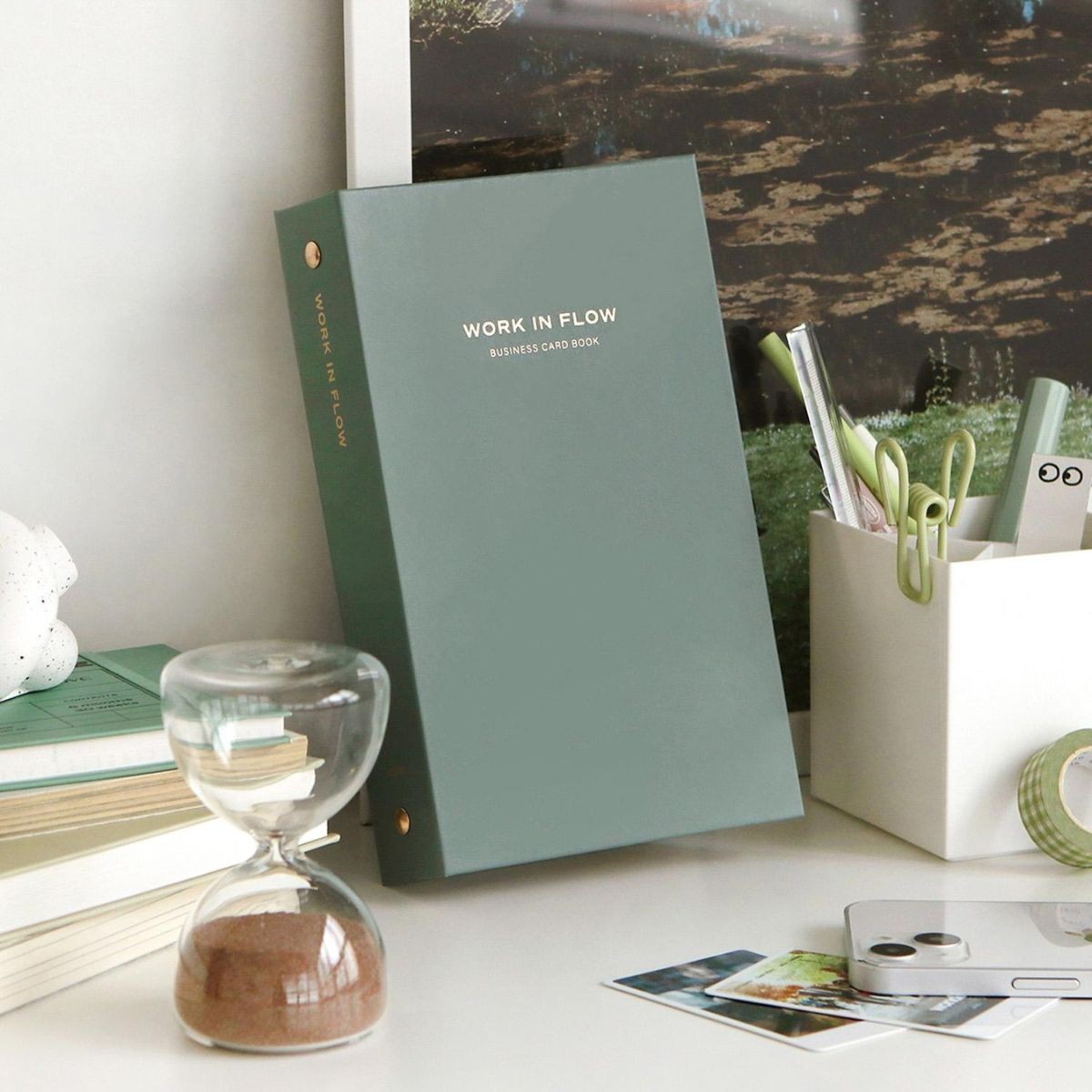 Άλμπουμ Αποθήκευσης Επαγγελματικών Καρτών 03 Meadow Grey