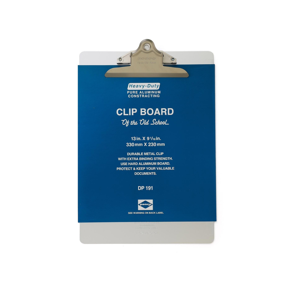 Ντοσιέ Σεμιναρίου Old School με Πιάστρα Clipboard A4 Aluminum