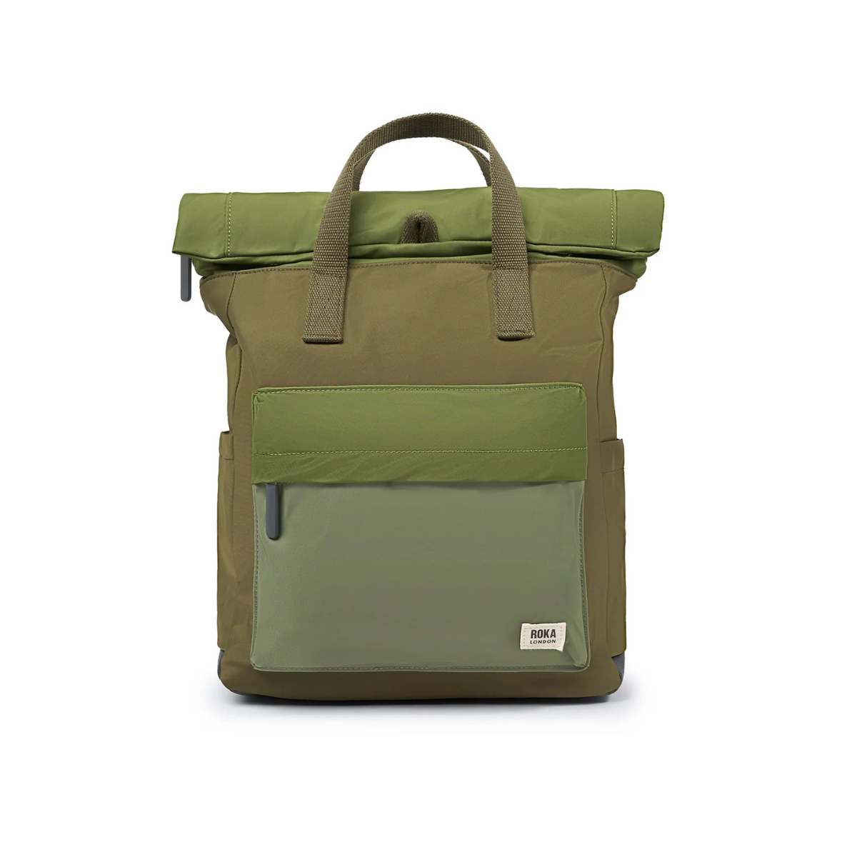 ROKA London Canfield B Σακίδιο Πλάτης Roll-Top Military Tonal από Ανακυκλωμένο Nylon Medium 15L