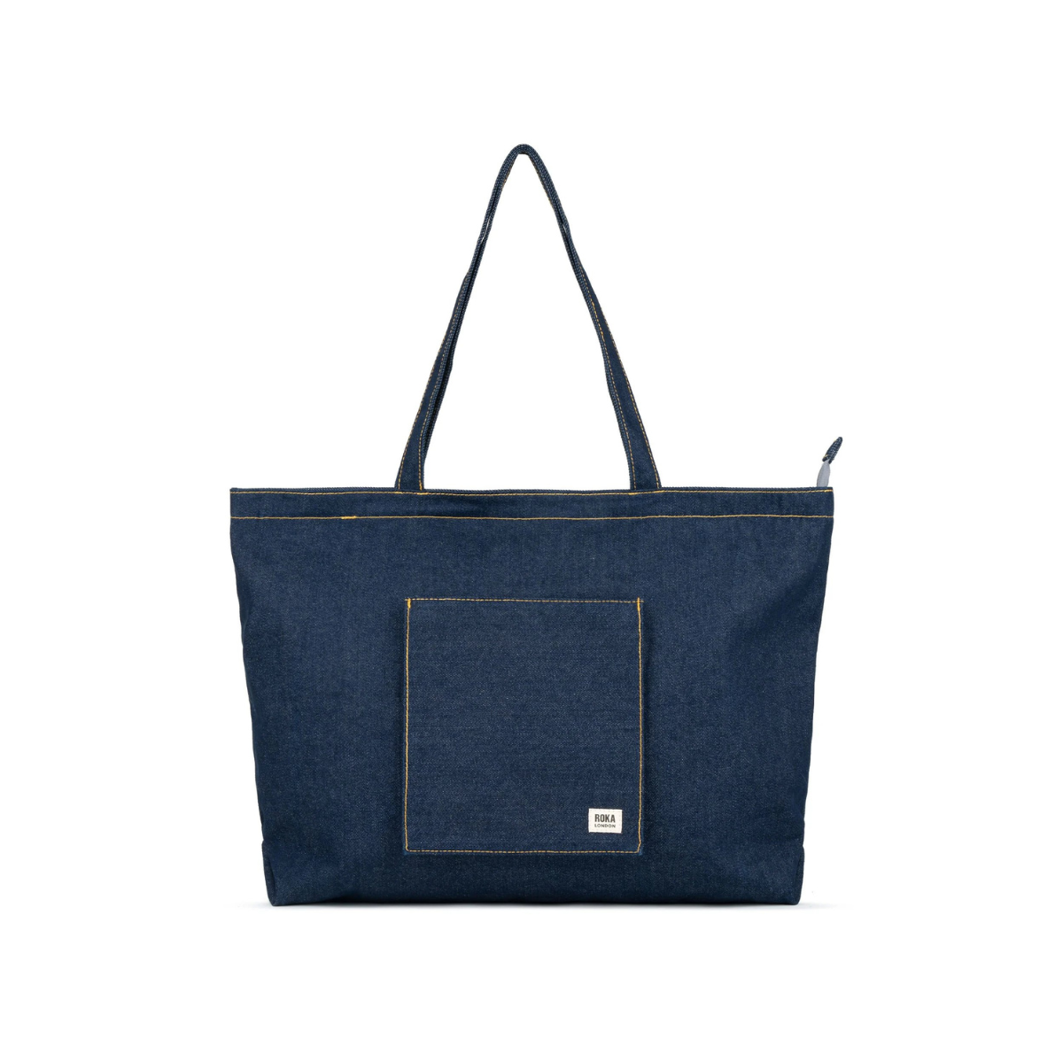 ROKA London Portobello N Τσάντα Tote Dark Wash Denim L