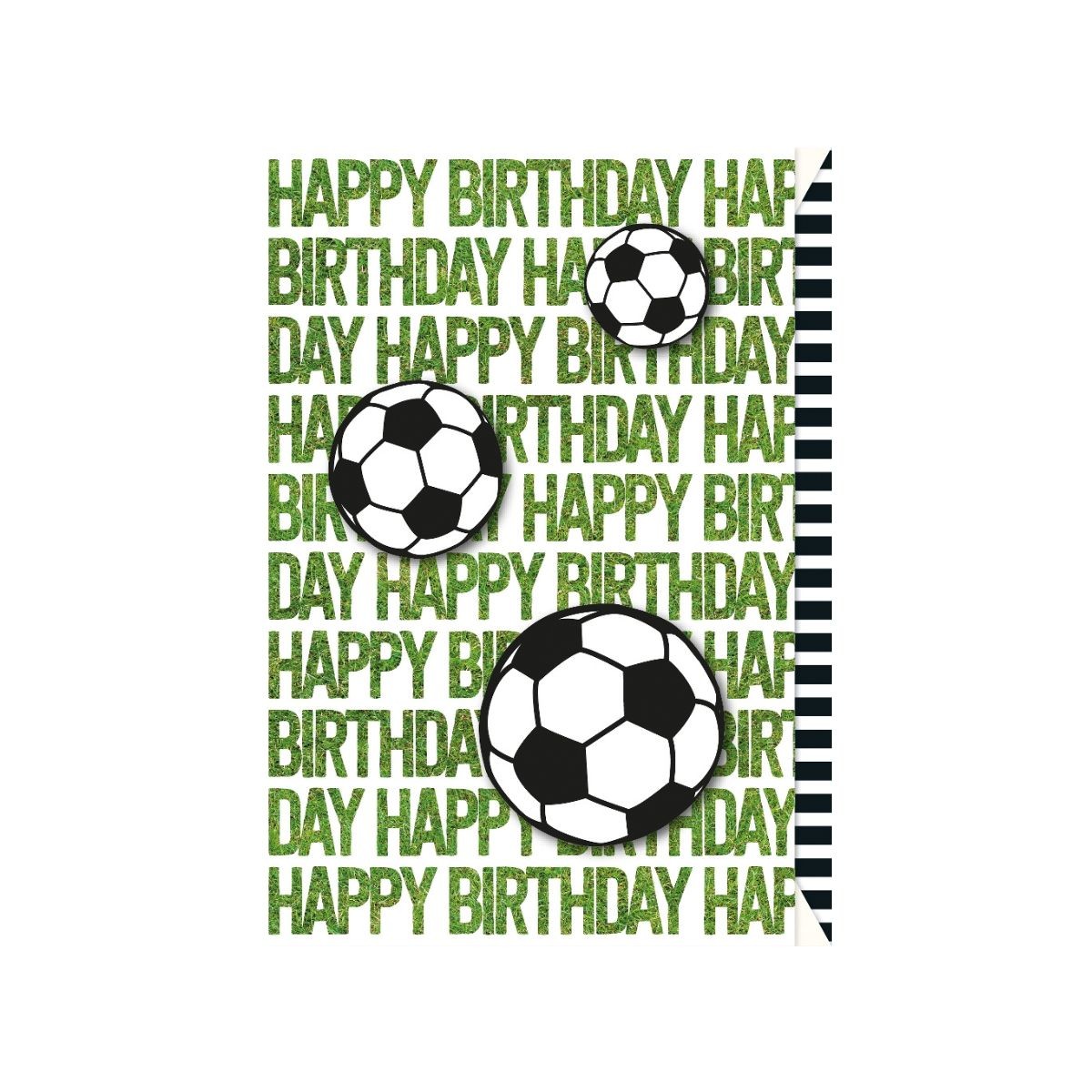 ARTEBENE Ευχετήρια Κάρτα Γενεθλίων Footballs Happy Birthday