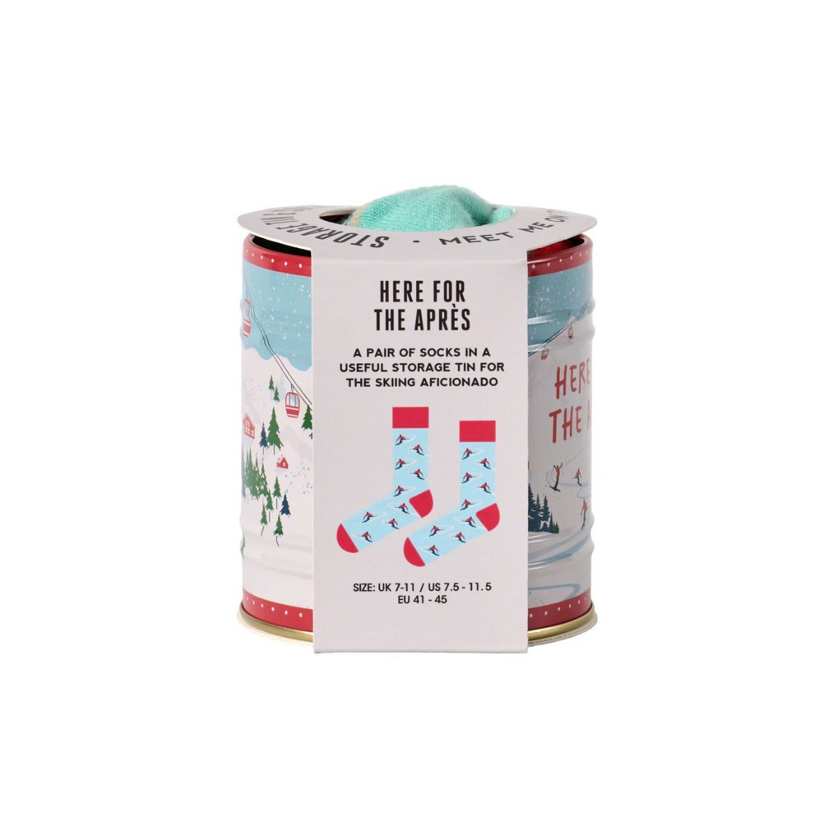 Gentlemen's Hardware Socks in a Can - Skiing