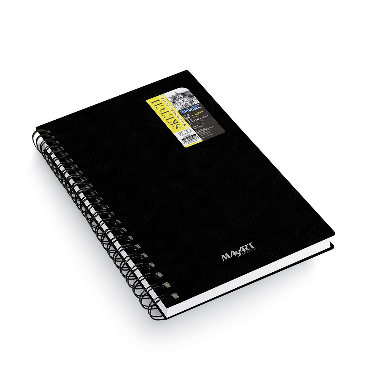 MAYART Creativity - DroiArte Series Wire-O Hard Cover Sketch Book A4+