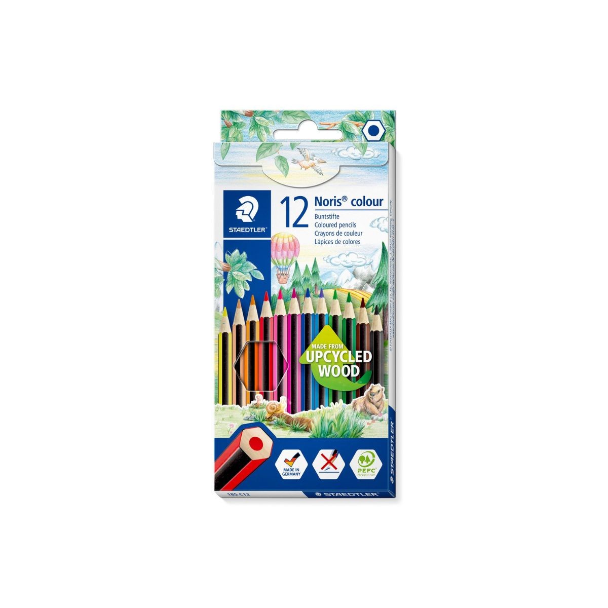Staedtler Σετ 12 Ξυλομπογιές Noris® colour 185