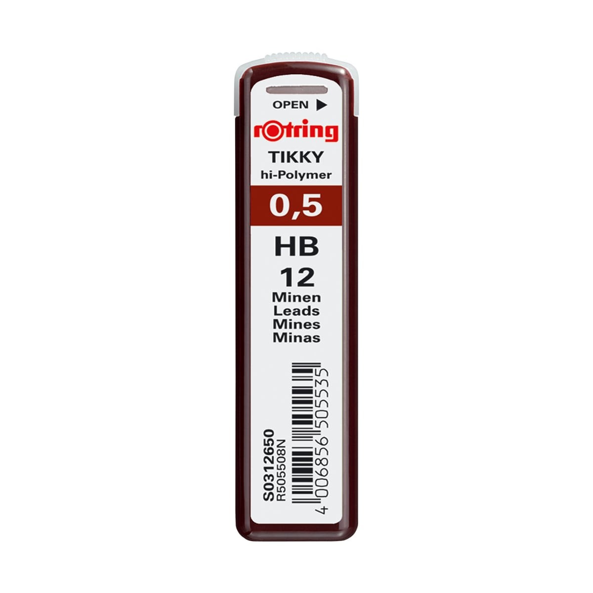 Rotring Tikky Μύτες Μηχανικού Μολυβιού 0.5 HB