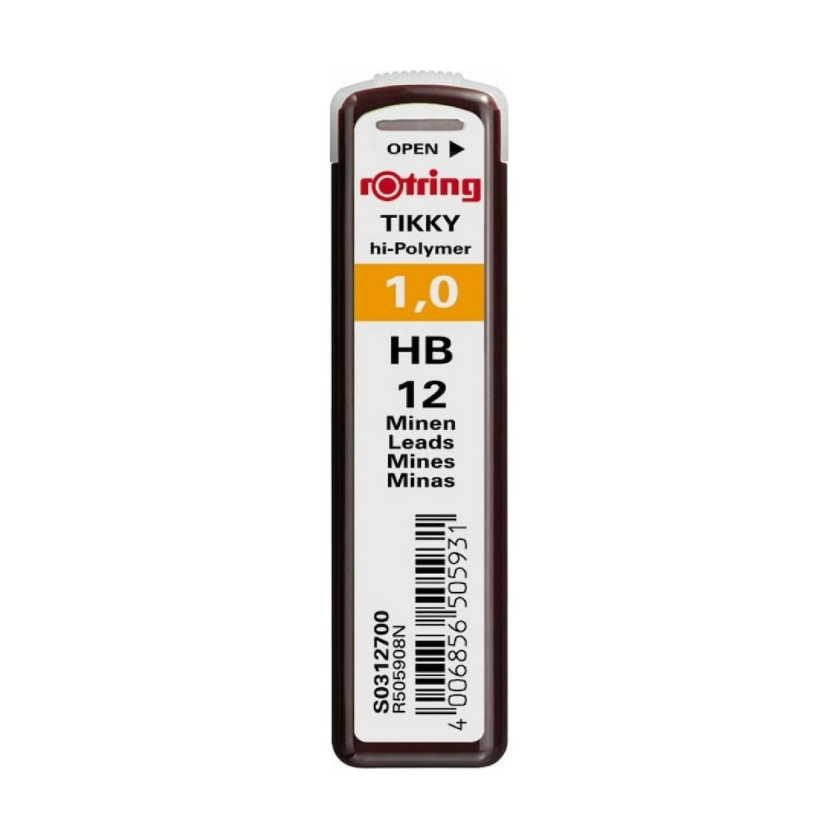 Rotring Tikky Μύτες Μηχανικού Μολυβιού 1.0 HB