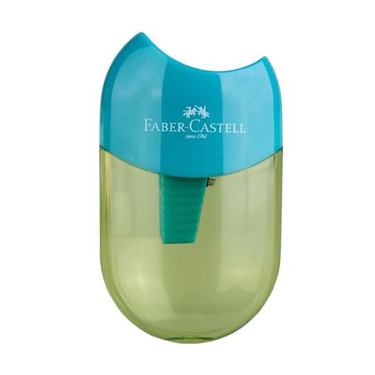 Faber-Castell Ξύστρα Apple με Δοχείο Μονή - Τυρκουάζ Faber-Castell Ξύστρα Apple με Δοχείο Μονή - Τυρκουάζ