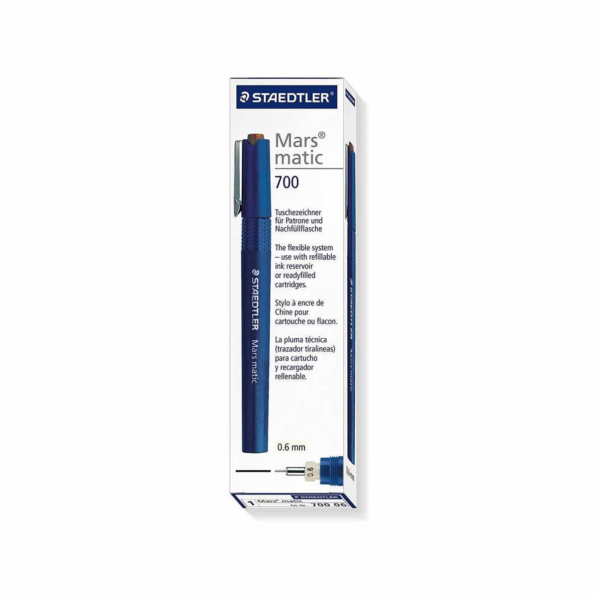 Encre China Noire Staedtler Mars Matic - 22ml | Pour Stylo Tubulaire, Traits Précis Sur Calque